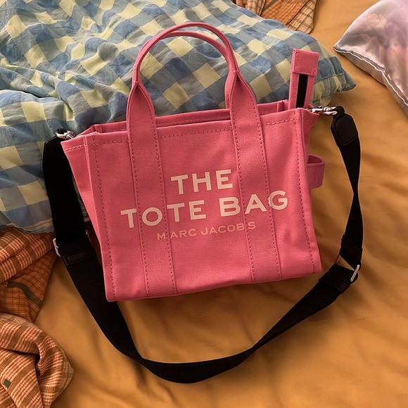 MARC JACOBS The Canvas Small Tote Bag - Candy Pink - Picture 7 of 9